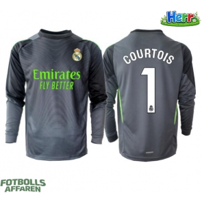 Real Madrid Thibaut Courtois #1 Målvakt Tredje Tröja 2025-26 Långärmad